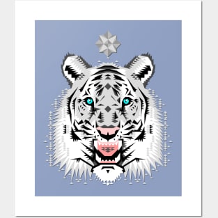 Snow Tiger Posters and Art